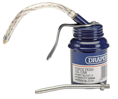 Draper - 125ml Force Feed Oil Can