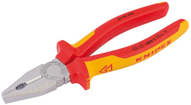 Draper -  Knipex 03 06 200 SBE 200mm Fully Insulated Combination Pliers