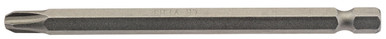 Draper -  No.3 1/4inch Hex Cross Slot Insert Bit 100mm Long x 1
