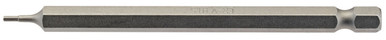 Draper - 1.5mm 1/4inch Hex Hexagonal Insert Bit 100mm Long x 1