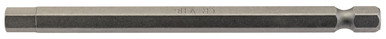 Draper - 6mm 1/4inch Hex Hexagonal Insert Bit 100mm Long x 1