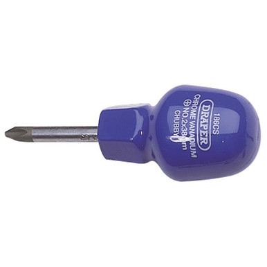 Draper -  No 2 x 38mm Cross Slot Cabinet Pattern Chubby Screwdriver