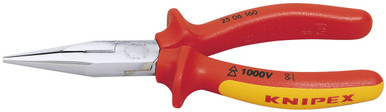 Draper -  Knipex 25 06 160 SBE 160mm Fully Insulated Long Nose Pliers