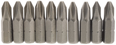 Draper -  No.2 1/4inch Hex Cross Slot Insert Bit 25mm Long x 10