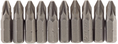 Draper -  No.2 1/4inch Hex PZ Type Insert Bit 25mm Long x 10