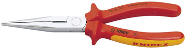 Draper -  Knipex 26 16 200 SBE 200mm Fully Insulated Long Nose Pliers