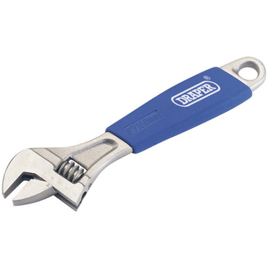 Draper - 150mm Soft Grip Adjustable Wrench