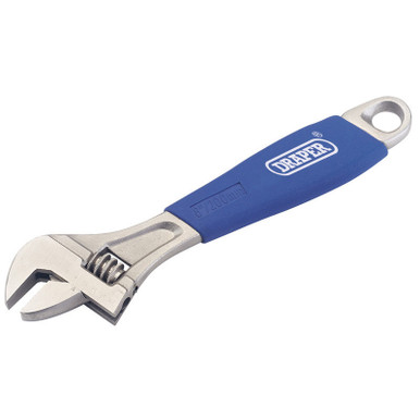 Draper - 200mm Soft Grip Adjustable Wrench