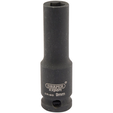 Draper - Expert 9mm 3/8inch Square Drive Hi-Torq 6 Point Deep Impact Socket