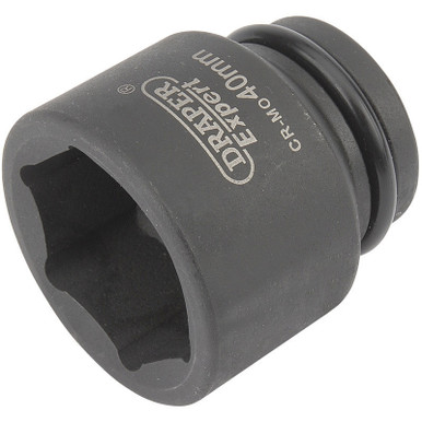 Draper - Expert 40mm 3/4inch Square Drive Hi-Torq 6 Point Impact Socket