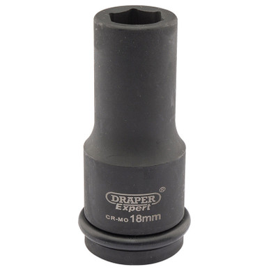 Draper - Expert 18mm 3/4inch Square Drive Hi-Torq 6 Point Deep Impact Socket