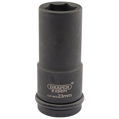 Draper - Expert 23mm 3/4inch Square Drive Hi-Torq 6 Point Deep Impact Socket
