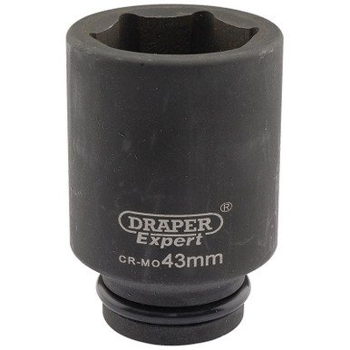 Draper - Expert 43mm 3/4inch Square Drive Hi-Torq 6 Point Deep Impact Socket