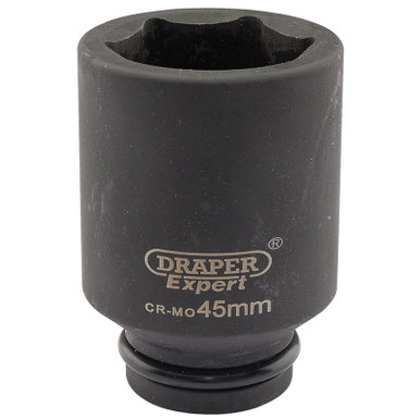 Draper - Expert 45mm 3/4inch Square Drive Hi-Torq 6 Point Deep Impact Socket