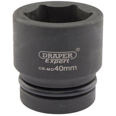 Draper - Expert 40mm 1inch Square Drive Hi-Torq 6 Point Impact Socket