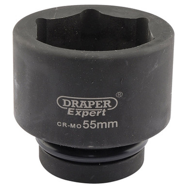 Draper - Expert 55mm 1inch Square Drive Hi-Torq 6 Point Impact Socket