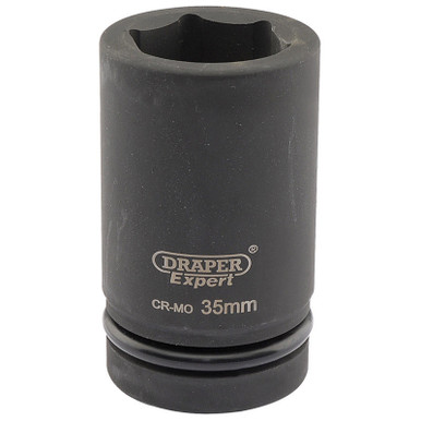 Draper - Expert 35mm 1inch Square Drive Hi-Torq 6 Point Deep Impact Socket