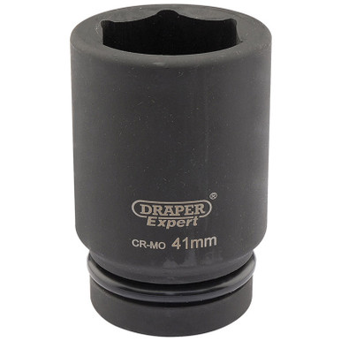 Draper - Expert 41mm 1inch Square Drive Hi-Torq 6 Point Deep Impact Socket