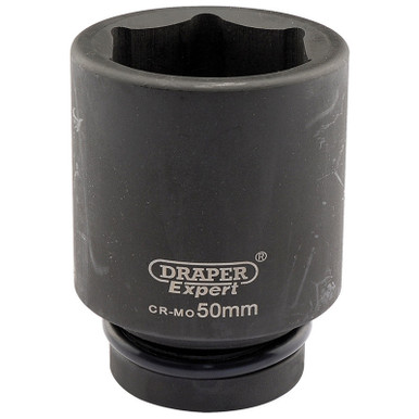 Draper - Expert 50mm 1inch Square Drive Hi-Torq 6 Point Deep Impact Socket