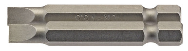 Draper - 5.5mm 1/4inch Hex Plain Slot Insert Bit 50mm Long x 2