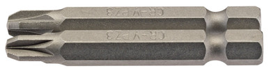 Draper -  No.3 1/4inch Hex PZ Type Insert Bit 50mm Long x 2