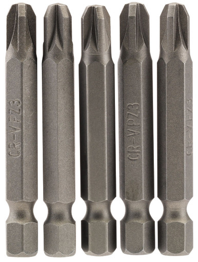 Draper -  No.3 1/4inch Hex PZ Type Insert Bit 50mm Long x 5