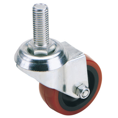 Draper - 100mm Dia. Swivel Bolt Fi x ing Polyurethane Wheel S.W.L. 125Kg