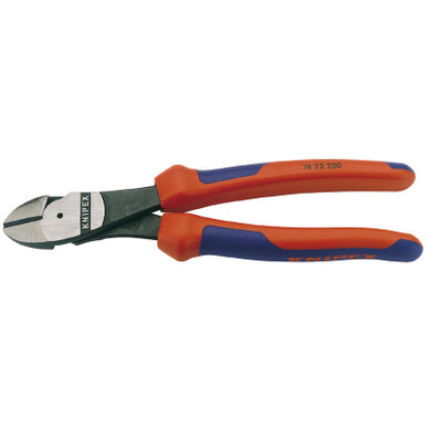 Draper -  Knipex 74 22 200 200mm High Leverage Diagonal Side Cutter with 12 ¬∞ Head