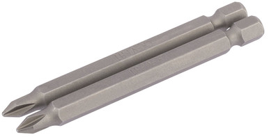 Draper -  No.1 1/4inch Hex Cross Slot Insert Bit 75mm Long x 2
