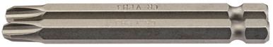 Draper -  No.3 1/4inch Hex Cross Slot Insert Bit 75mm Long x 2