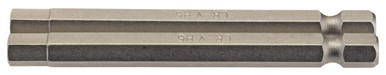 Draper - 6mm 1/4inch Hex Hexagonal Insert Bit 75mm Long x 2