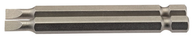 Draper - 4.5mm 1/4inch Hex Plain Slot Insert Bit 75mm Long x 2