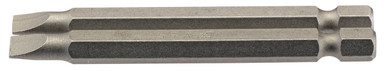 Draper - 5.5mm 1/4inch Hex Plain Slot Insert Bit 75mm Long x 2