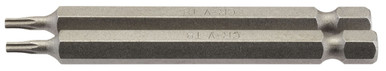 Draper - T8 1/4inch Hex Draper - TX-STAR Insert Bit 75mm Long x 2