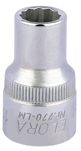 Draper - 11mm 1/2inch Sq. Dr. Elora Bi-Hexagon Socket