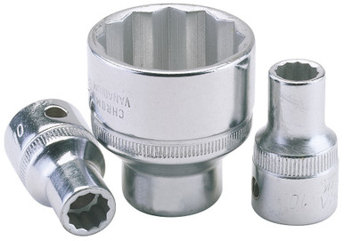 Draper - 14mm 1/2inch Sq. Dr. Elora Bi-Hexagon Socket