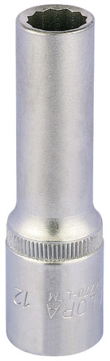 Draper - 12mm 1/2inch Sq. Dr. Elora Deep Bi-Hexagon Socket