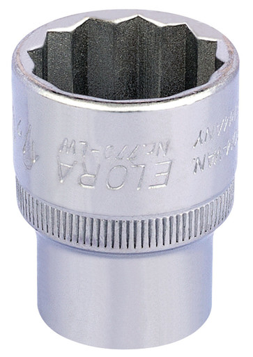 Draper - 1/2inch 1/2inch Sq. Dr. Elora Whitworth Bi-Hexagon Socket