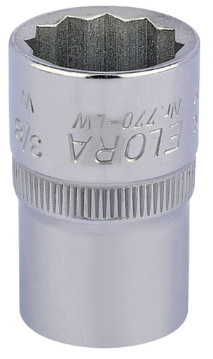 Draper - 3/8inch 1/2inch Sq. Dr. Elora Whitworth Bi-Hexagon Socket