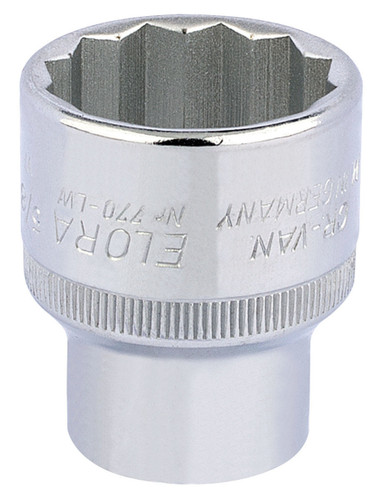 Draper - 5/8inch 1/2inch Sq. Dr. Elora Whitworth Bi-Hexagon Socket