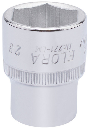 Draper - 23mm 1/2inch Sq. Dr. Elora Hexagon Socket