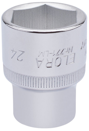 Draper - 24mm 1/2inch Sq. Dr. Elora Hexagon Socket