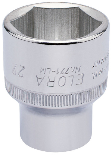 Draper - 27mm 1/2inch Sq. Dr. Elora Hexagon Socket