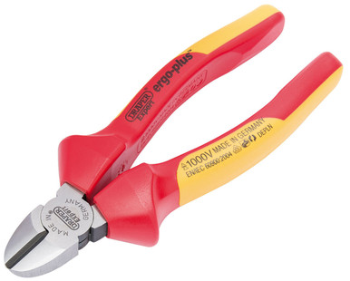 Draper - 160mm Ergo Plus Fully Insulated VDE Diagonal Side Cutters