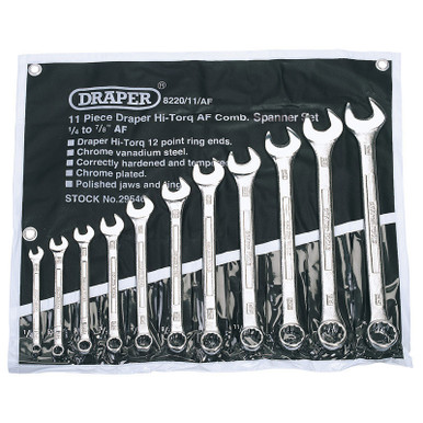 Draper -  Imperial Combination Spanner Set 11 Piece