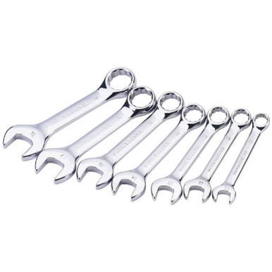Draper -  Hi-Torq Metric Stubby Combination Spanner Set 7 Piece