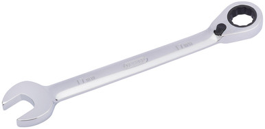 Draper - 17mm Draper - Hi-Torq Metric Reversible Ratcheting Combination Spanner