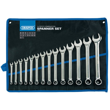 Draper -  Metric Combination Spanner Set 14 Piece Set