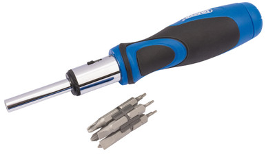 Draper -  Ratchet Screwdriver and Bit Set 13 Piece