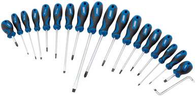 Draper - Soft Grip Screwdriver Set 19 Piece
